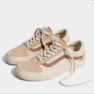 Madewell tan colorblock Vans 6.5